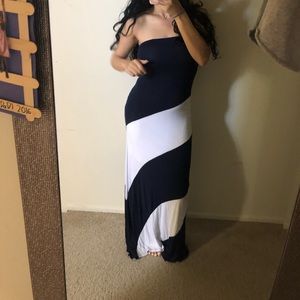 Strapless long dress-Size S